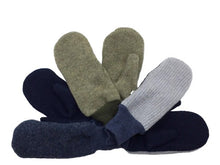 Load image into Gallery viewer, Upcycled Adult Wool Mittens