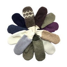Load image into Gallery viewer, Upcycled Adult Wool Mittens