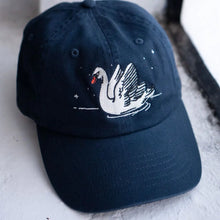 Load image into Gallery viewer, Embroidered Dad Hat - Night Swans