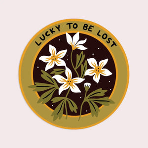 Lucky to be Lost Sticker