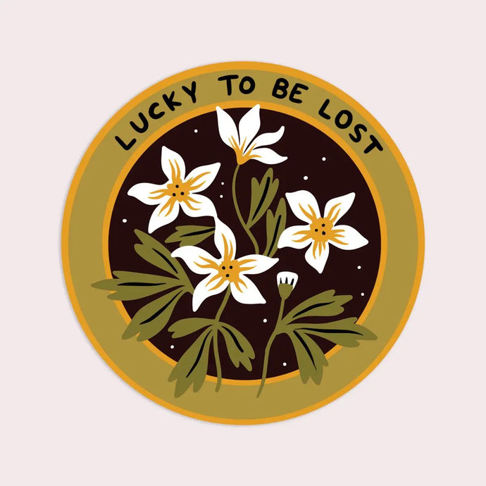 Lucky to be Lost Sticker