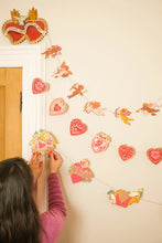 Load image into Gallery viewer, Hearts Sewn Garland