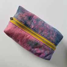 Load image into Gallery viewer, Botanically Dyed Boxy Toiletry Bag