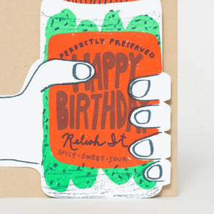 Pickle Birthday Card