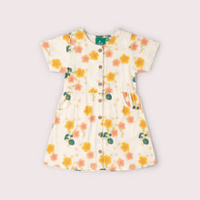 Load image into Gallery viewer, Flora Button Through Short Sleeve Dress