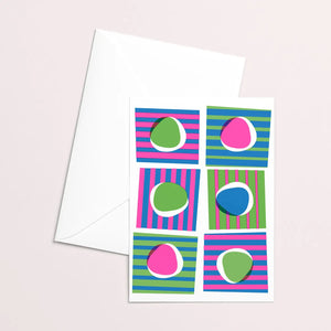 Dice Risograph Card