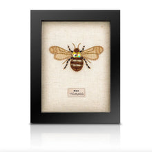 Load image into Gallery viewer, Framed Hand Embroidered Beaded Insects