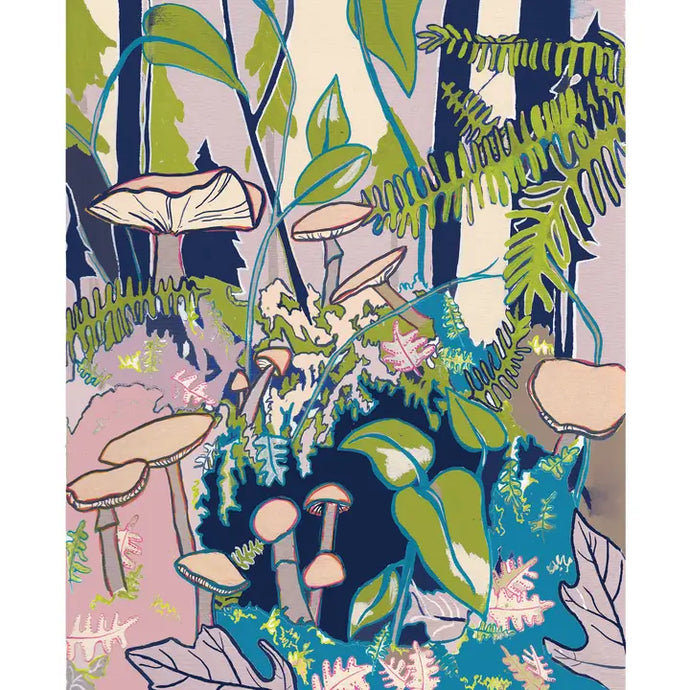 Mushrooms Artwork Print