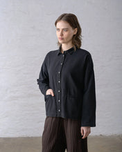 Load image into Gallery viewer, Anya Blouse - Black Denim
