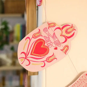 Love Birds Sewn Garland