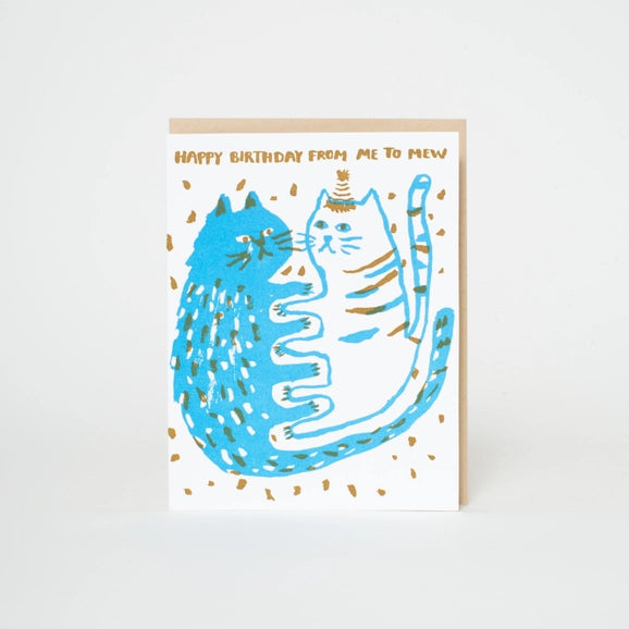 Me to Mew Birthday Card