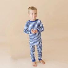 Load image into Gallery viewer, &quot;My Jammies&quot; Organic Kids Long Sleeve Striped Pajamas