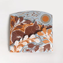 Load image into Gallery viewer, Autumn Leaves Squirrel Concertina Card
