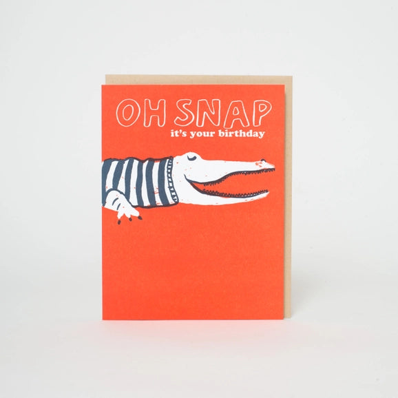 Crocodile Birthday Card
