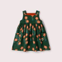 Load image into Gallery viewer, Orange Blooms Reversible Pinny Dress