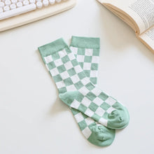 Load image into Gallery viewer, Checkered Cotton Socks
