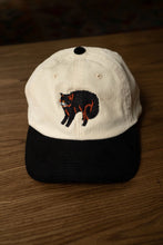 Load image into Gallery viewer, Scaredy Cat 2 Tone Corduroy Embroidered Dad Hat
