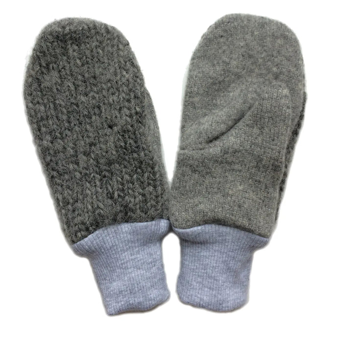 Upcycled Kids Wool Mittens