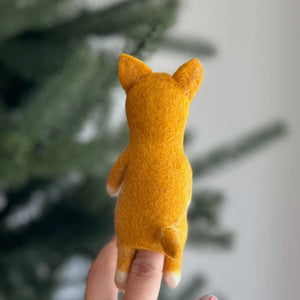 Shiba Inu Dog Finger Puppet