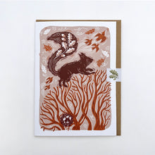 Load image into Gallery viewer, Squirrel in the Treetops Greeting Card