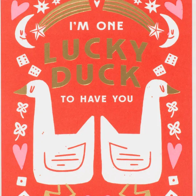 Lucky Duck Love Card