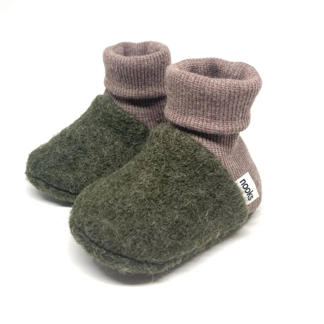 Pre Walking Soft Wool Booties