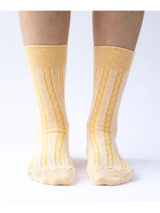 Cable Knit Dress Socks