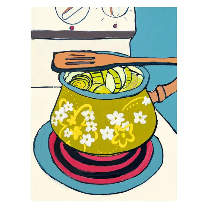 Pot of Leeks Artwork Print