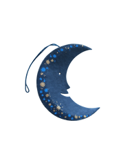 Load image into Gallery viewer, Man on the Moon Screen Printed Board Decoration
