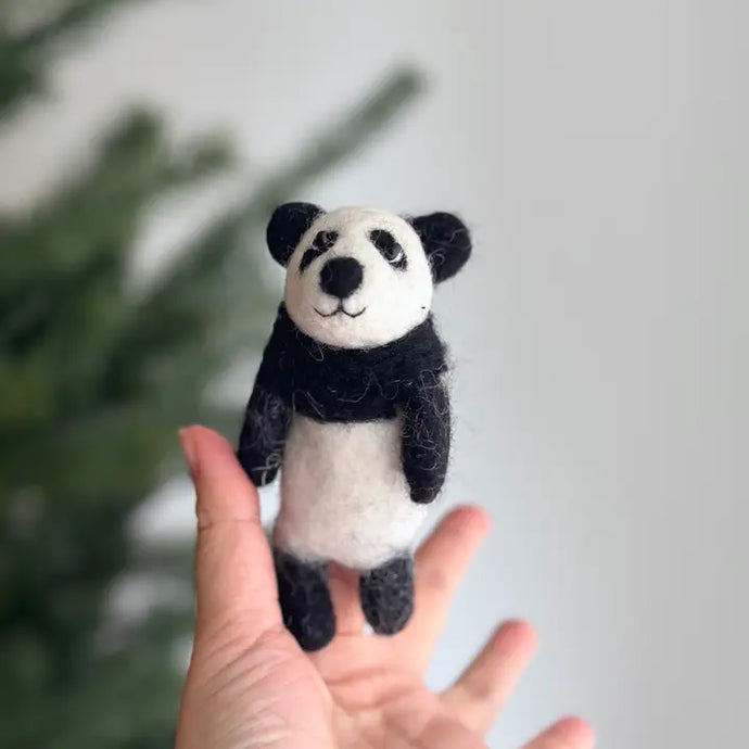 Panda Finger Puppet