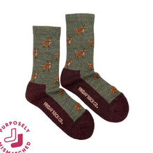 Load image into Gallery viewer, Woman's Deer Merino Wool Socks