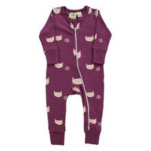 Load image into Gallery viewer, 2 Way Zip Printed Long Sleeve Romper