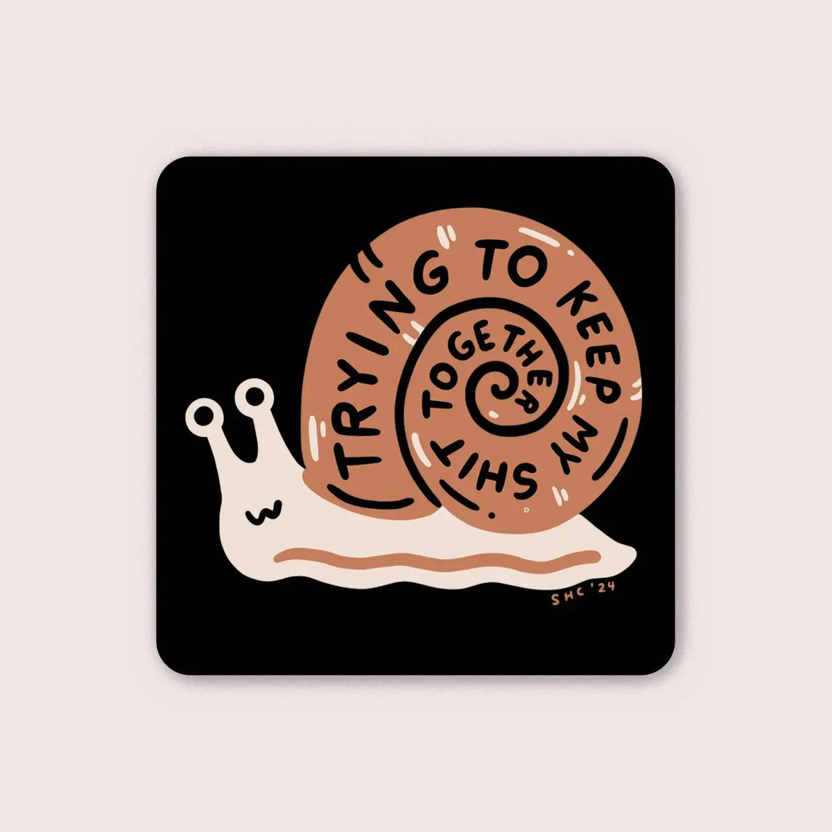 Trying Support Sticker Trying Sticker – Zinnia Textiles Nelson