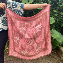 Load image into Gallery viewer, Cotton Satin Bandana - Lily Pond