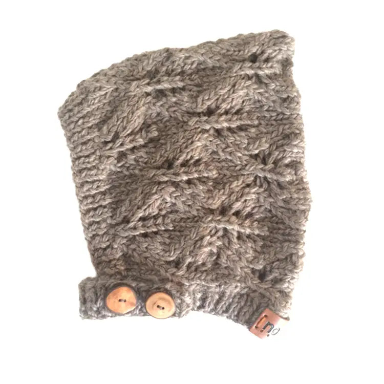 Merino Wool Knit Bonnet