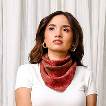 Load image into Gallery viewer, Large Block Print Bandana - Autumn Breeze