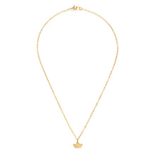 Load image into Gallery viewer, Gold Ginkgo Leaf Charm Necklace