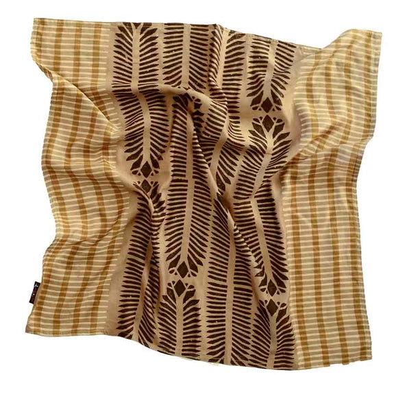 Cotton Silk Square Bandana - Ra