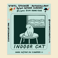Load image into Gallery viewer, Indoor Cat (Satoshi) Sticker