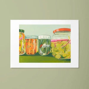 Pickled Grapes Artwork Print