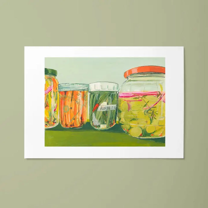 Pickled Grapes Artwork Print