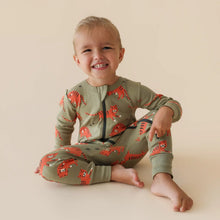 Load image into Gallery viewer, 2 Way Zip Printed Long Sleeve Romper