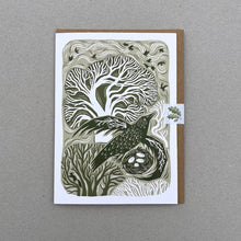 Load image into Gallery viewer, Woodland Bird Greeting Card