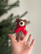 Load image into Gallery viewer, Honey Bear Finger Puppet