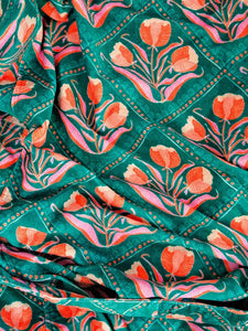 Handker Reversible Velvet Robe