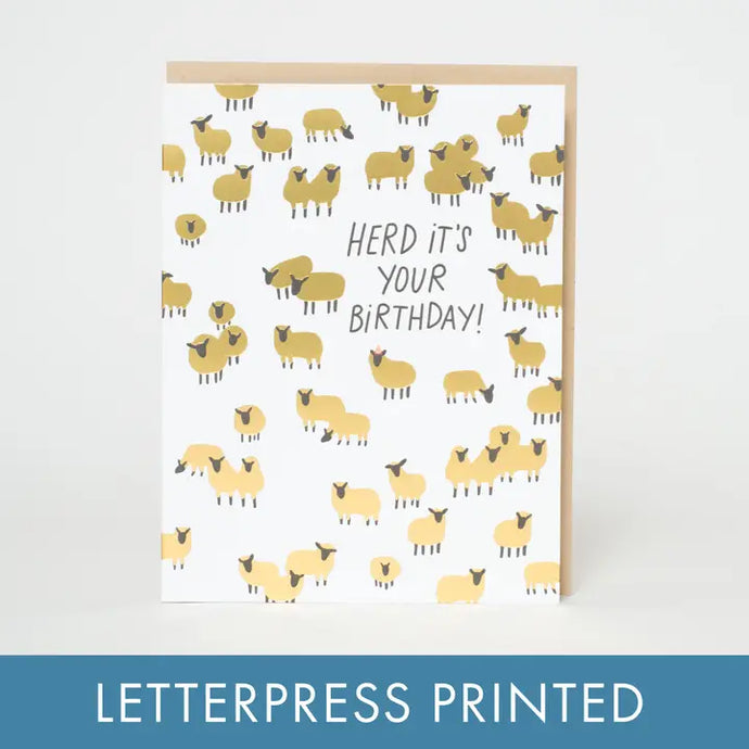 Birthday Sheep Herd Card