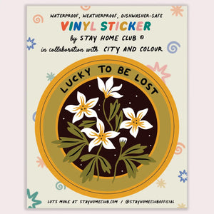 Lucky to be Lost Sticker
