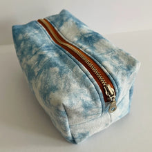 Load image into Gallery viewer, Botanically Dyed Boxy Toiletry Bag