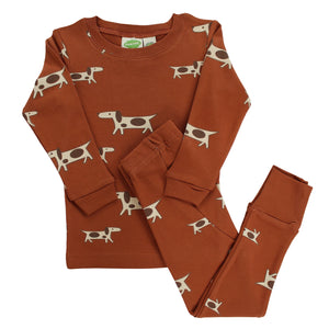 "My Jammies" Organic Kids Long Sleeve Pajamas