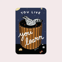 Load image into Gallery viewer, You Live, You Learn Sticker